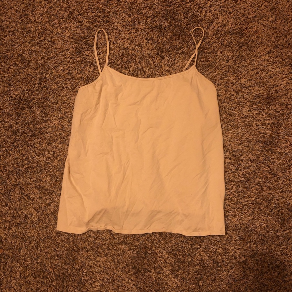 Soft and comfortable crème colored tank top